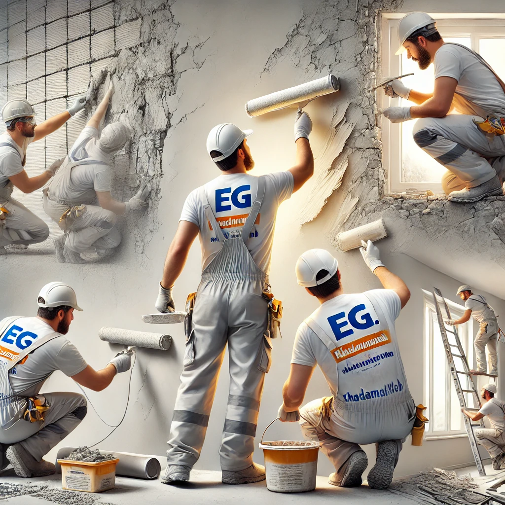 خدمات ترميم المحارة والجبس