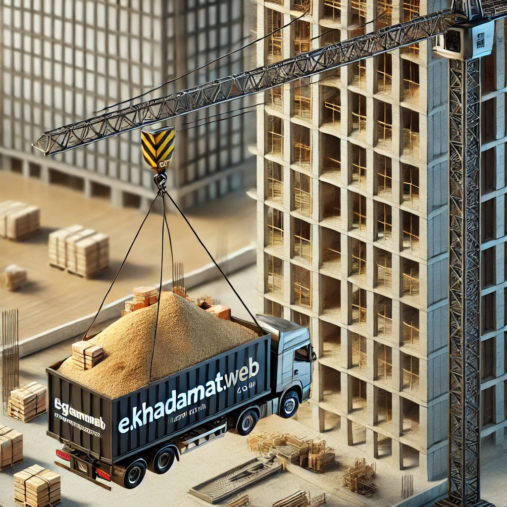 ونش رفع رمل وطوب